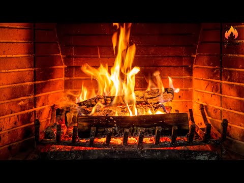 Fireplace 🔥 🔥 🔥 24 HOURS of Relaxing Fire Crackling Sounds (No music)