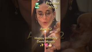 Demi Moore Celebrating Her 62 Birthday ✨😯 #antesedepois #beforeandafter #demimoore #brucewillis