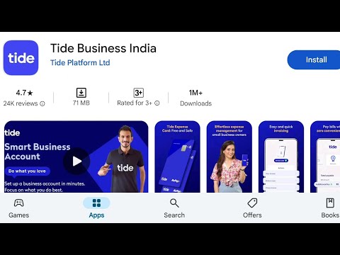 How To Install Tide Business India App's | How To Download Tide Business India App's