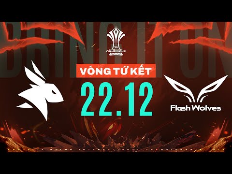 FLASH WOLVES vs EARENA: BÁN KẾT GỌI TÊN EA | VÒNG TỨ KẾT - AIC 2024 | NGÀY 22/12 | AIC 2024