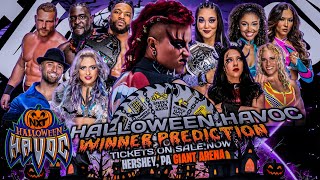 WWE NXT Halloween Havoc 2024 - Winners Prediction | Wrestle Freakin