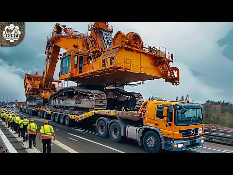 Dangerous Truck Oversize Load Transport Heavy-Duty POWERFUL Equipment Machinery #HeavyDuty #Machines