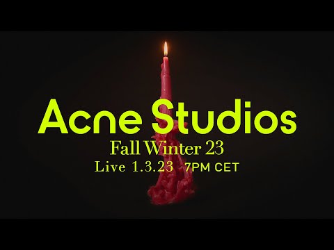 Acne Studios Women’s Fall Winter 2023 Show