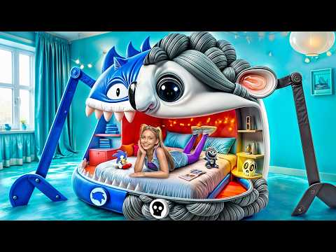 Шин Соник построил двухэтажную кровать! Poppy Playtime Chapter 4 в реальной жизни