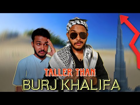 Taller Than Burj Khalifa 🤯 #aruj #funny #shorts #youtubepartner