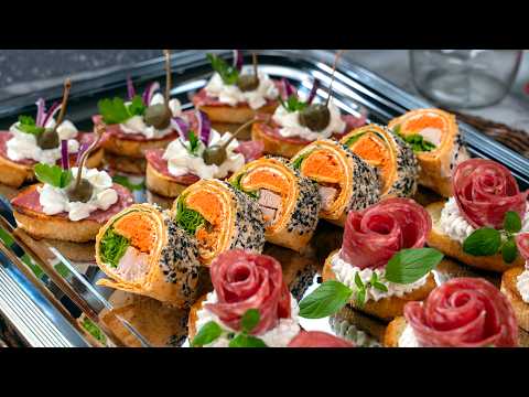 3 Mini Canapes Recipes – Simple, Quick and Tasty with tuna, capers, and croutons