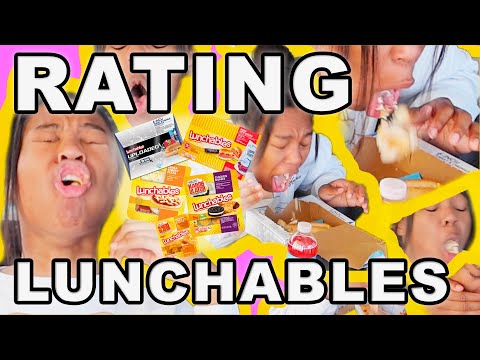 BACK TO SCHOOL LUNCHABLES REVIEW MUKBANG