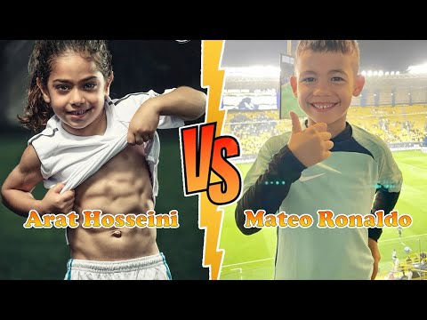 Arat Hosseini VS Mateo Ronaldo (CR7's Son) Transformation ★ From Baby To 2024