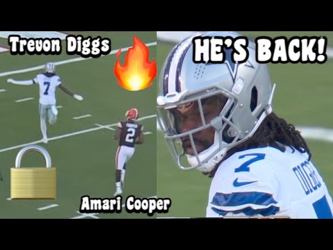 Trevon Diggs LOCKED UP Amari Cooper! 😳 (WR Vs CB) Cowboys Vs Browns 2024 highlights