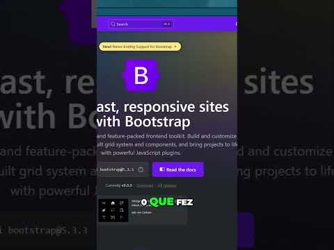 Novidades do Bootstrap 5: Versão atual e dicas de uso #opensource #gratis #bootstrap