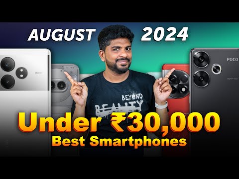 Top 5+ Best Smartphones Under ₹30,000 Budget⚡August 2024