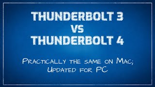 Confused About Thunderbolt? OWC Larry Explains Thunderbolt 4 vs Thunderbolt 3