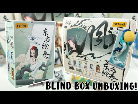 Open a FULL SET of 52TOYS Sleep Elves Chinese Scrolls Blind Boxes with Me! BLIND BOX UNBOXING ♡