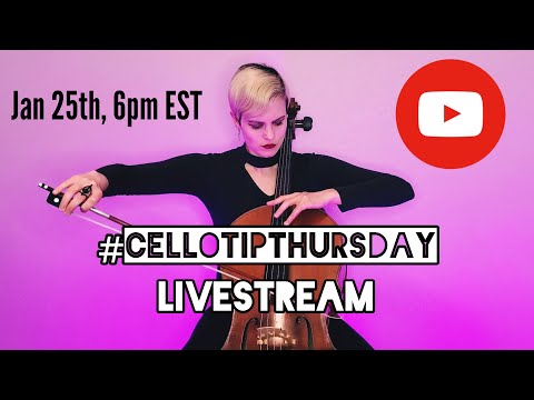 #CelloTipThursday LIVESTREAM Q&A! | January 2024