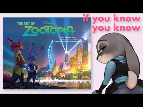 The Art of Zootopia ✨ 4K ✨ Flip Through Artbook