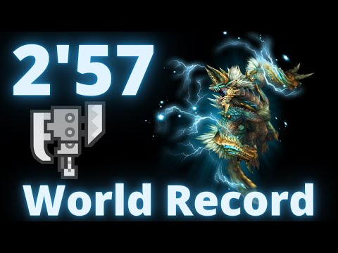 MHW Iceborne Zinogre 2'57 Switch Axe World Record