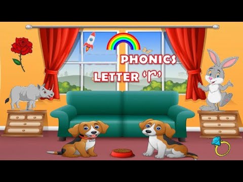 JOLLY PHONICS | Letter 'r' | Story | Words | Worksheets | Phase 2 #Introducinglettersounds