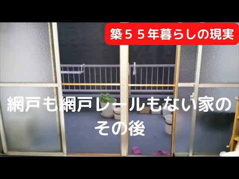 【築55年網戸なし物件】バカでかいゴキブリが２回も出たので、網戸メンテをしながら侵入口を塞いだ。