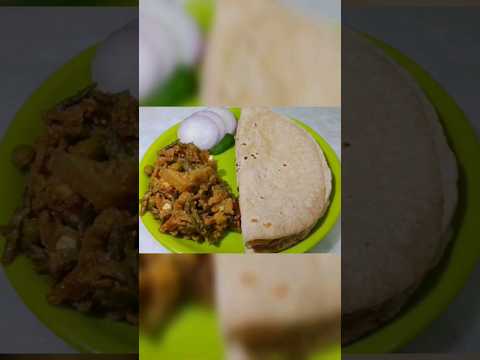 Roti Thali Ideas l रोटी और मिक्स सब्जी l #shorts #shortsfeed #thali