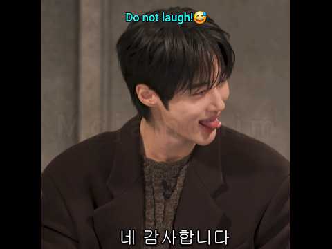 Help! WOO-SEOK on No Laugh Party 😂 #byeonwooseok #변우석 #nolaughchallage