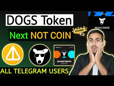 Claim Your Dogs Airdrop🤩|| Dogs Telegram Airdrops Next Notcoin || Dogs Telegram Airdrop Full Details