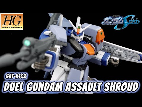 HG Duel Gundam Assault Shroud Review | Mobile Suit Gundam SEED