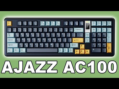 Ajazz AC100 Aluminium Wireless Mechanical Keyboard Review - Butter Ice Cream Linear Switch