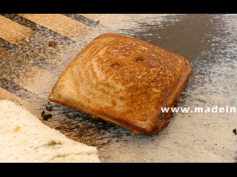 CHEESE MASALA TOAST SANDWICH MAKING | MUMBAI STREET FOOD | FOOD & TRAVEL TV