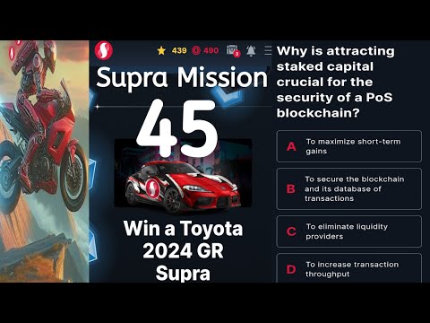 Supra Mission 45 !! Supra Airdrop New update