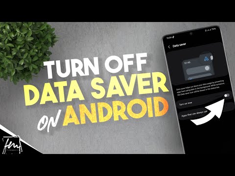 How to Turn Off Data Saver on Android