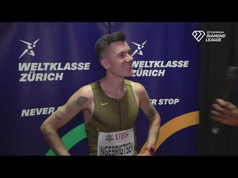 Jakob Ingebrigtsen 1500m 2nd At The Zurich Diamond League