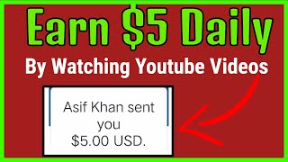 Earn $5 Daily by Watching YouTube Videos - Paidsence