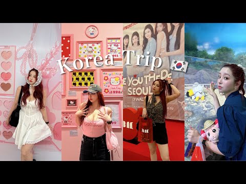 【韓国旅行VLOG】デイジークフラッグシップストア/ベビモンソウルコン/あつ森水族館/ハローキティー展/飲んで食う飲んで食うetc