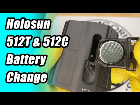 Holosun 512C/T Battery Change - How To