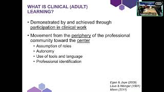 Medical Education Workshop: Adult Learning Theory with Anna Cianciolo