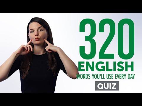 Quiz | 320 English Words You'll Use Every Day - Basic Vocabulary #72