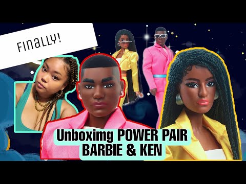 Power Pair Barbie Unboxing & Body Swap.  Light Review