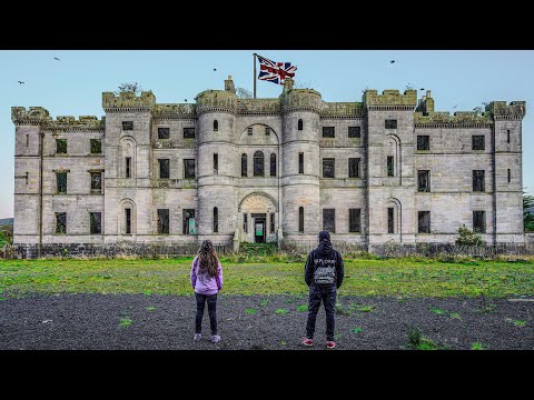 Exploring The Biggest ABANDONED CASTLE in The United Kingdom! - Dalquharran Castle Scotland