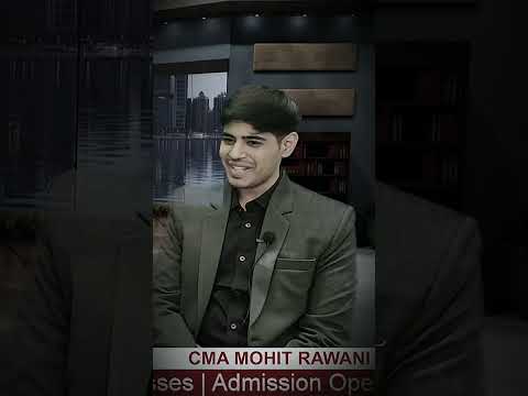 “CMA IS BETTER OPTION THAN CA” CMA INTERVIEW