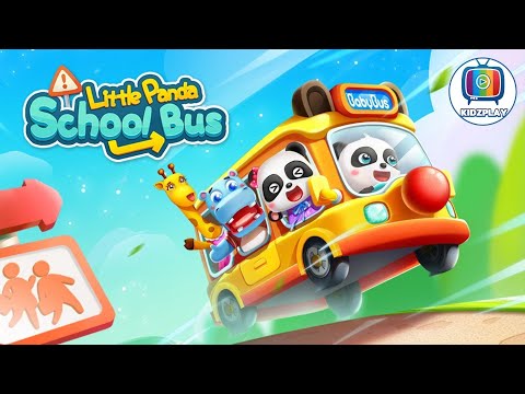 Little Panda School Bus | Go Shopping | Kids Cartoon | Kids Videos | KIDZPLAY