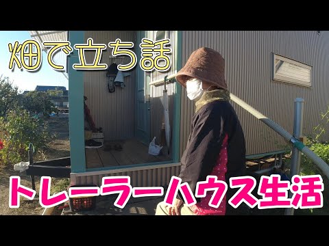 【トレーラーハウス生活】おはよう！散歩帰りかねぇ～　#373