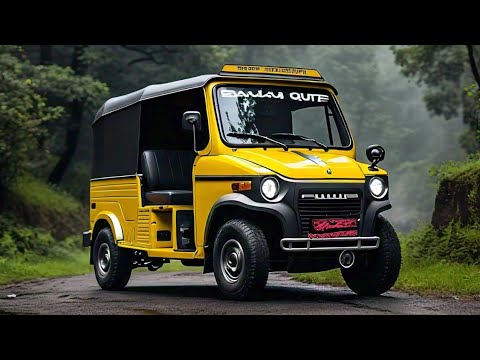 Exploring the Stylish & Compact BAJAJ QUTE – The Future of City Driving