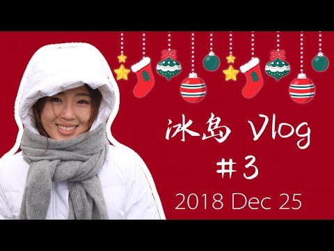 冰岛Vlog EP3/5 圣诞节当天在冰岛 | 超级佛系 | 大毛的5秒钟GRWH | 在海边堆小石头祈福 |一杯倒的毛毛 冰岛Vlog#3