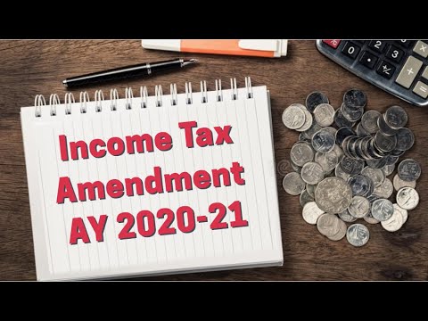 Income Tax Amendment for May 2020 & June 2020 Exam | CA Raj K Agrawal