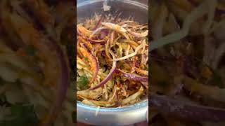 Cabbage Pakoda | Fried Cabbage Fritters | Instruction in Subtitles | #shorts #asmr #bhaji #cabbage