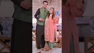 Newly wed hina rizvi with her husband|| showbiz new couple|| #ytshorts #viral#trending