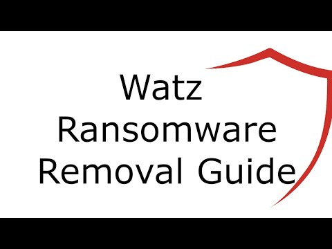 Watz File Virus Ransomware [.Watz ] Removal and Decrypt .Watz Files