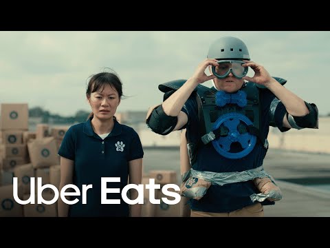 A better idea than using a zip line for delivery - Uber Direct | Uber Eats