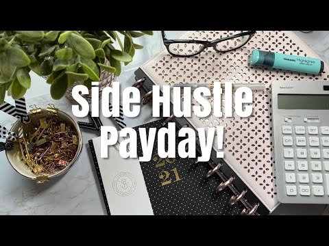 SIDE INCOME PAYDAY - REAL NUMBERS | BUDGET WITH ME - PAYCHECK TO PAYCHECK | SIDE HUSTLE