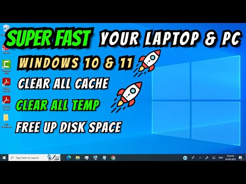 Super Fast Your Laptop and PC  - How to speed up windows Laptop and PC - increase speed of computer